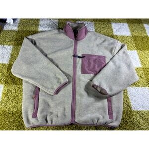 Patagonia Synchilla Full Zip Fleece Jacket Oatmeal Rosewood 22955 SP23 Mens XL